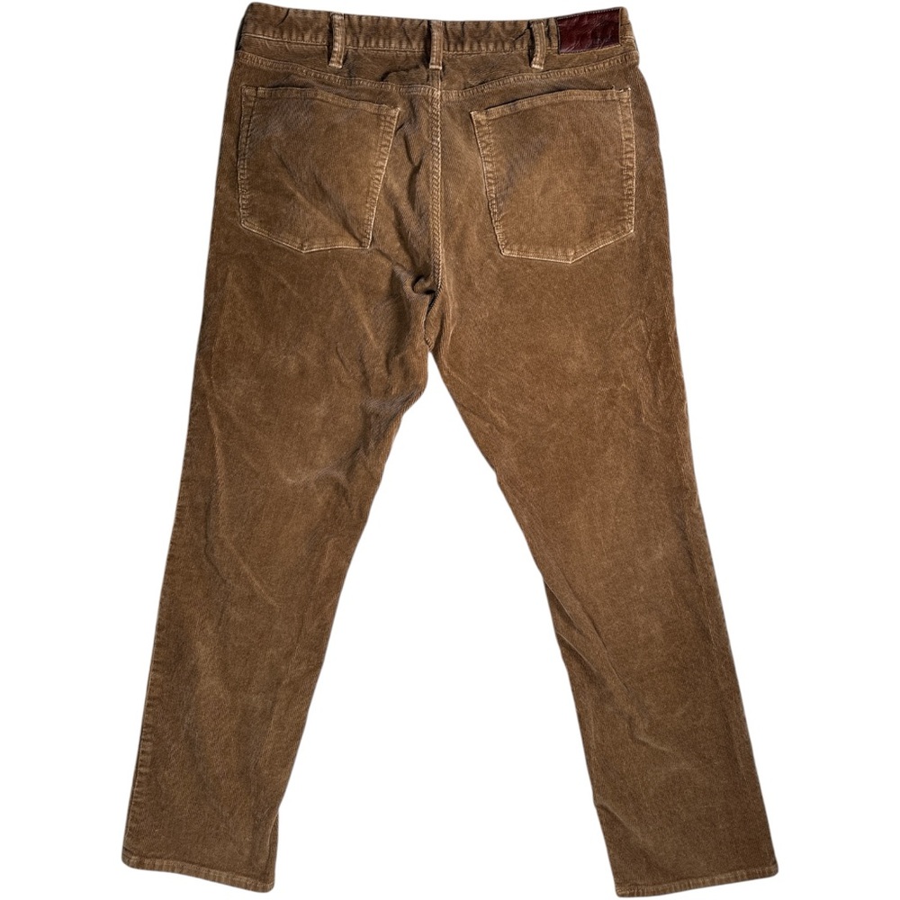 Polo Ralph Lauren THE VARICK SLIM STRAIGHT Corduroy Brown Men’s 38x32 - Picture 3 of 11